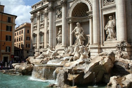 La Fontaine de Trevi, Rome