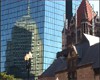 Boston, une ville de contrastes o les vielles pierres se reltent dans les grattes-ciel.