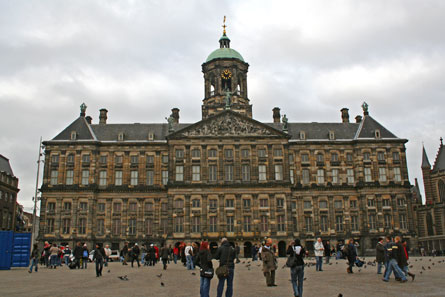 Dam Square à Amsterdam