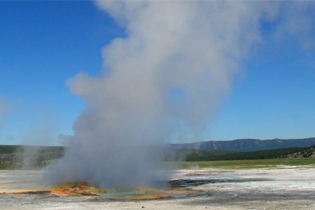 Geyser à Yellowstone