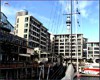 Le Viaduct Harbour  Auckland, thatre de la Coupe de l'America 2002.