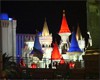 Le chteau de l'Excalibur Hotel et casino, sur le strip de Las Vegas.