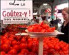 Au march Jean Talon  Montral, tout se gote et les aliments non modifis ont le vent en poupe.