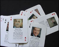 Le jeu de cartes des 53 plus importants profiteurs de la guerre en Irak